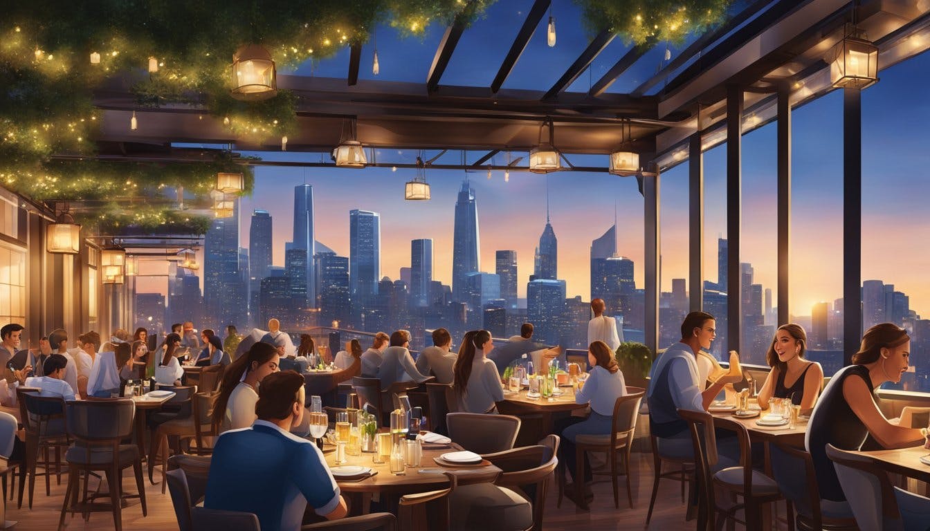 Rooftop Bar at LAVO: vibrant venue with skyline views for upscale events and gatherings.
