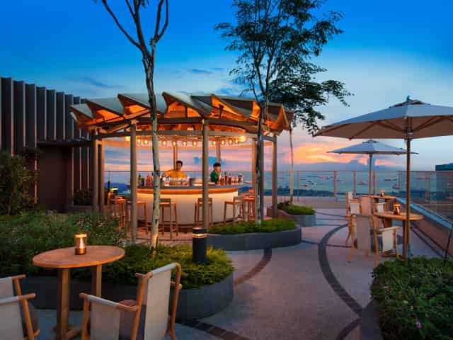 Rooftop bar