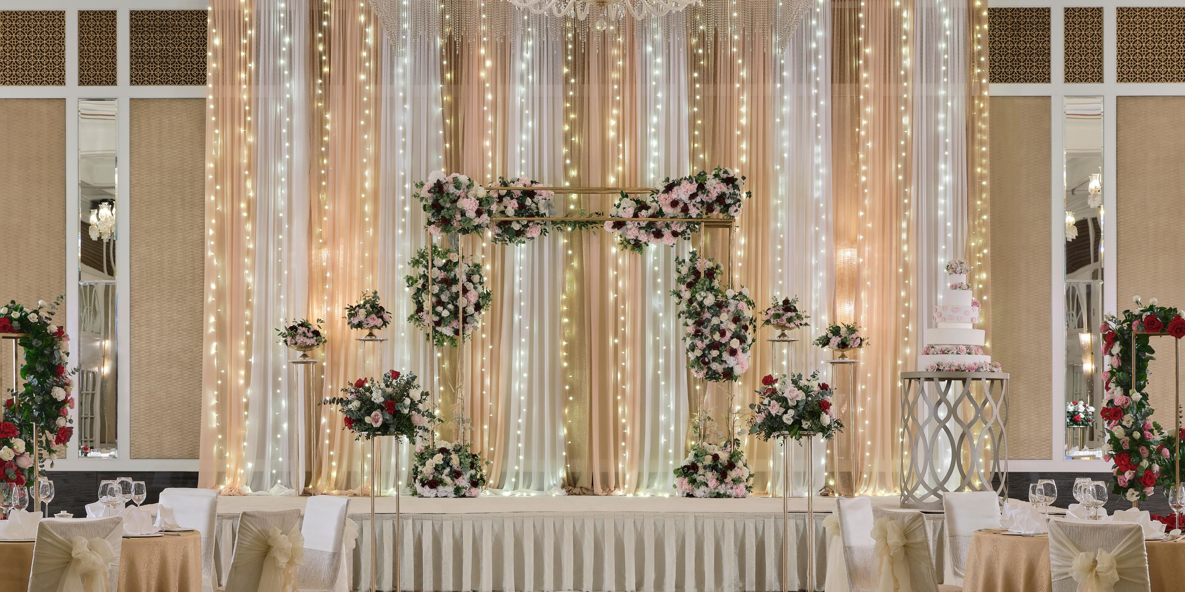 Elegant Bras Basah Rooms at InterContinental Singapore for weddings and formal events.