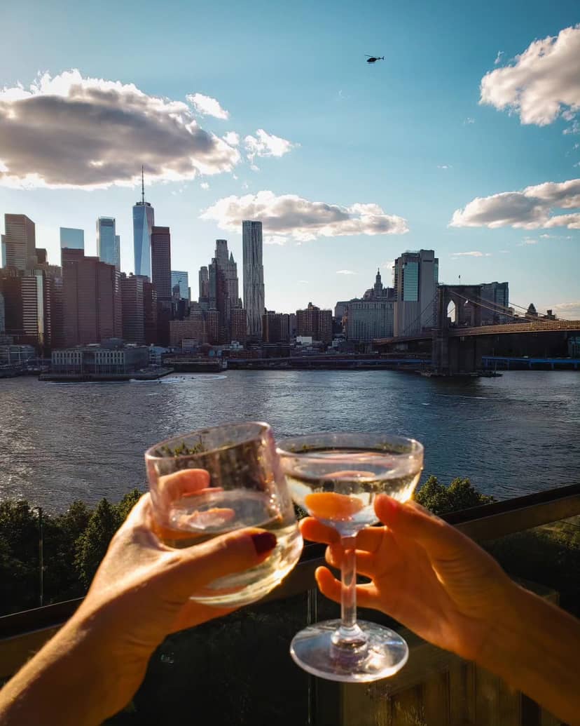 Saltgrass at 1 Hotel Brooklyn Bridge: luxury skyline venue for corporate receptions and events.