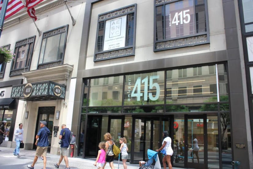 Exterior of Center415 Exhibition Hall South, Manhattan event space and conference venue.