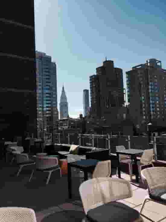 Rooftop lounge