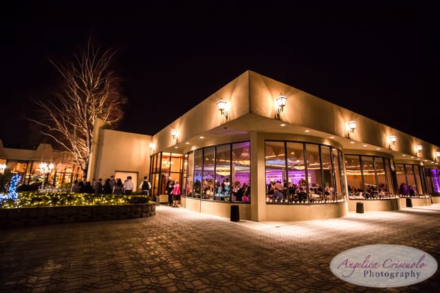 Modern Marina Del Rey restaurant exterior at night for corporate event and private party venue.