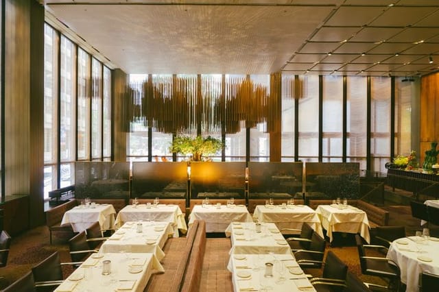 The Salon at The Grill: Sophisticated private dining room for corporate banquets and luncheons.
