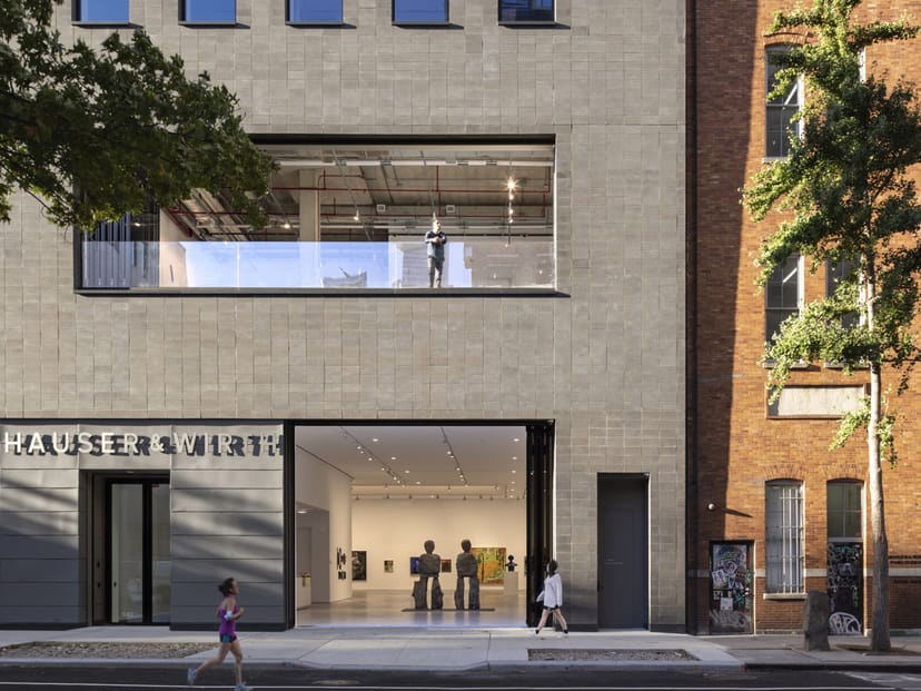 Hauser & Wirth gallery space featuring contemporary design, ideal for exclusive event venue rentals.