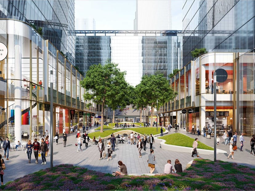 Modern Event Plaza, Manhattan West: Venue for brand activations and outdoor networking events.