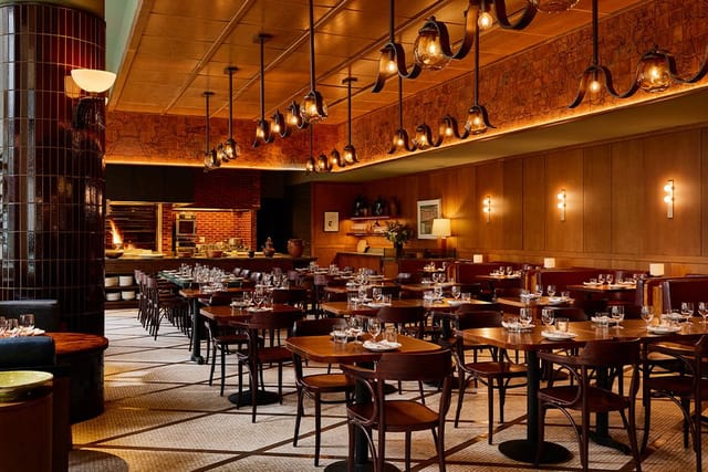 Ci Siamo Manhattan West: open-kitchen restaurant for corporate dinners and exclusive event buyouts.