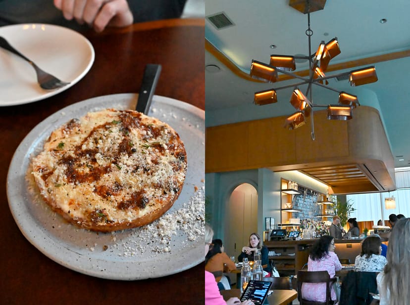 Ci Siamo Manhattan West: Sophisticated lighting and small plates for corporate networking events.