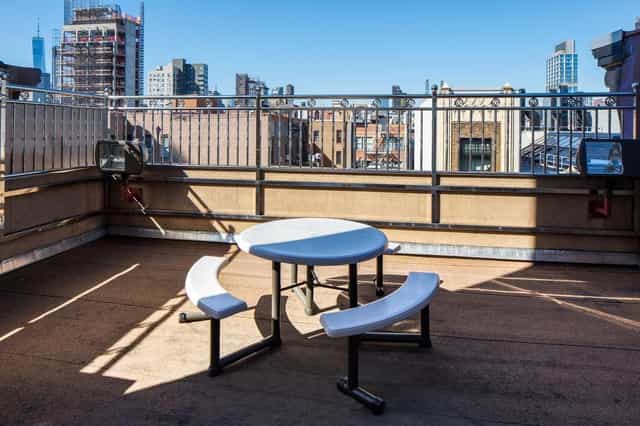 Raw Redford Hotel rooftop terrace, ideal for outdoor event space and corporate venue rentals.