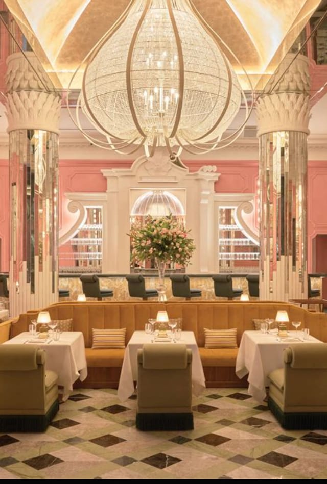 Art Deco Petit Josette Dubai hospitality space for VIP networking and upscale dinner events.
