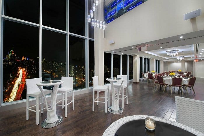 Executive Board Room at Wyndham Garden Chinatown for corporate networking and evening gala events.