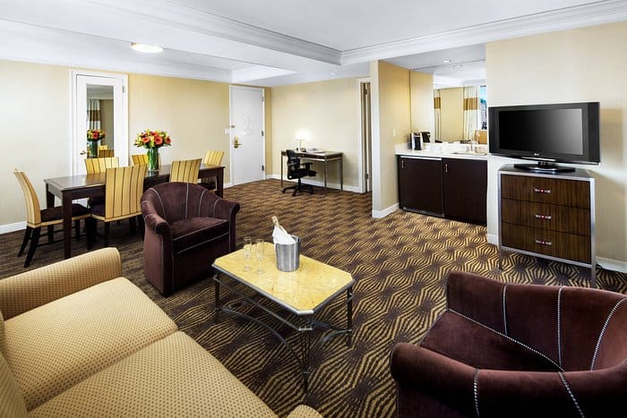 Herald Square Suite at The New Yorker Hotel: VIP meeting space and corporate event lounge.