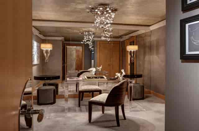 Royal Suite breakout room at Lotte New York Palace for executive meetings and VIP consultations.