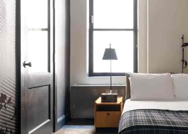Private Spaces at Ace Hotel New York: compact, modern design for business travel and event lodging.