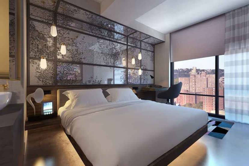 Modern conference room at Renaissance New York Harlem Hotel for business meetings and events.