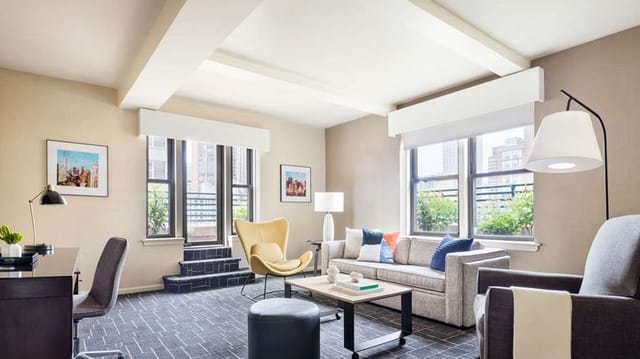 Luxury boutique conference room for executive meetings and VIP breakout sessions in NYC.