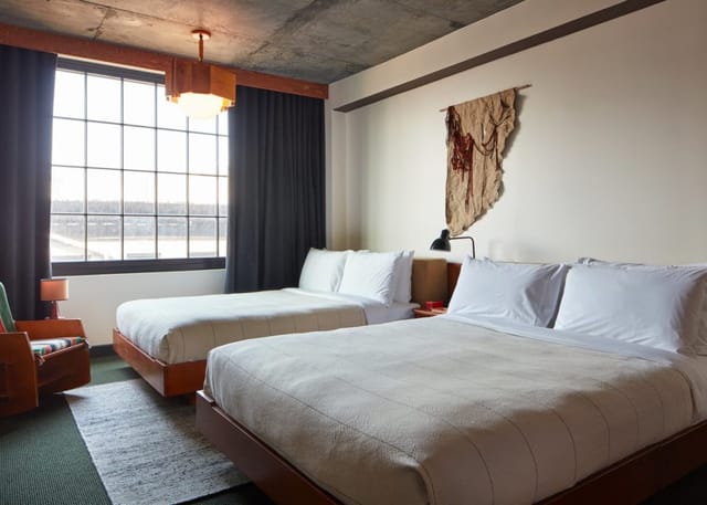 Stylish double suite at The Brooklyn Hotel for executive retreats and incentive travel.