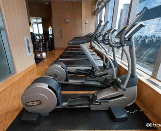 Luxury fitness center at Mandarin Oriental New York for corporate events and incentive travel.