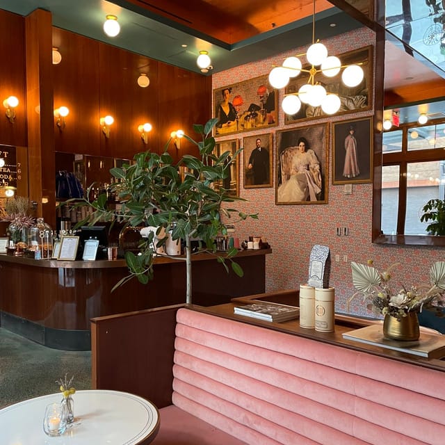 Felix Roasting Co. interior: stylish seating for VIP consultations and networking events.