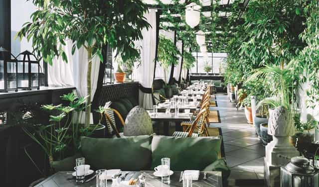 Garden-inspired Gramercy Park Hotel event space for corporate luncheons and bridal showers.