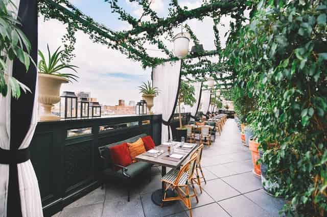 Rooftop terrace