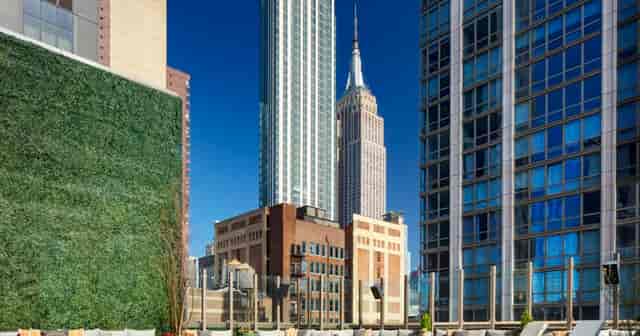 Park Lounge rooftop venue with Manhattan skyline views for evening networking and corporate events.