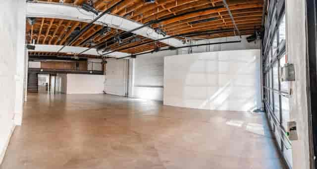 Industrial-chic 45Grand event venue with glass walls for pop-ups and product launches.