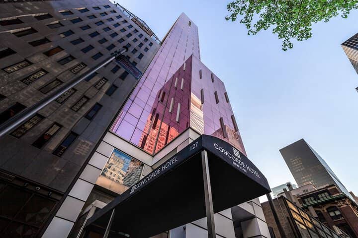 Concorde Hotel New York outdoor terrace for executive board meetings and VIP business events.