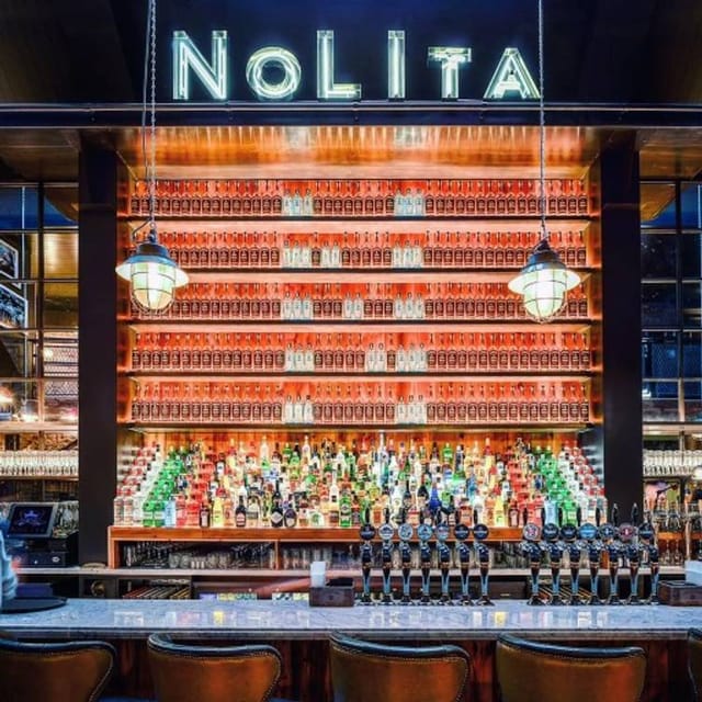 Sophisticated NoLita bar for corporate networking reception and premium happy hour event.