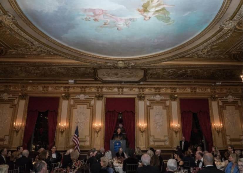 Keynote speaker at President’s Ballroom gala: elegant venue for corporate events and fundraisers.