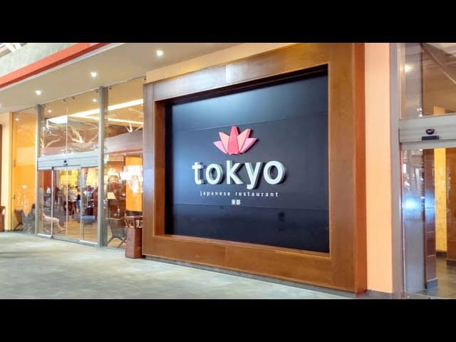 Modern Riviera Tokyo restaurant facade for casual off-site dinners and networking receptions.
