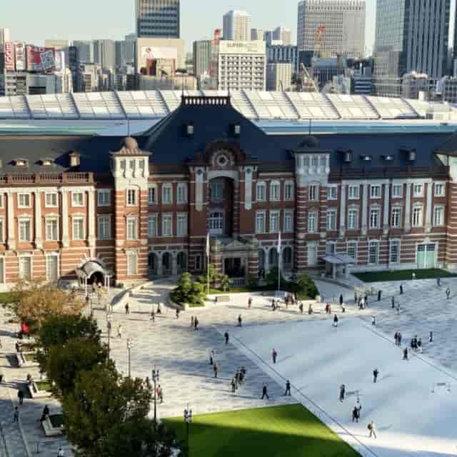 AP Marunouchi event room with Tokyo Station view for corporate conferences and large meetings.