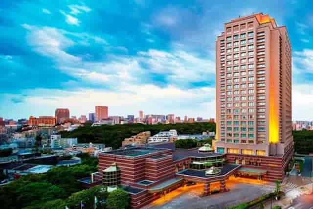 The Westin Tokyo conference hall, grand event podium for corporate conventions and business meetings.