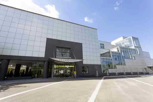 Makuhari Messe International Conference Hall exterior for corporate events and trade shows.