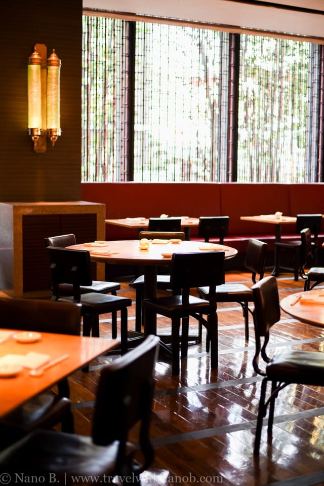 Nobu Tokyo dining room with versatile table layouts for corporate events and private parties.