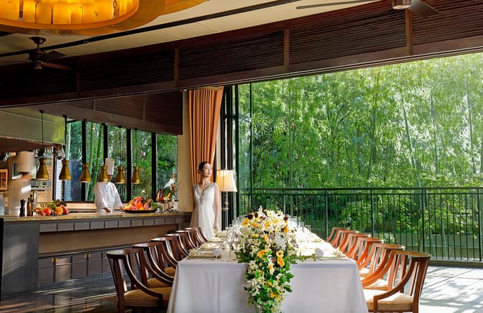 Private dining room at Bettei KEYAKI, Classica Omotesando: luxury corporate event venue.