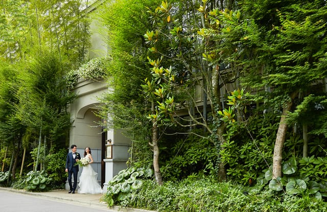 Bettei Keyaki garden venue in Classica Omotesando for luxury weddings and corporate retreats.