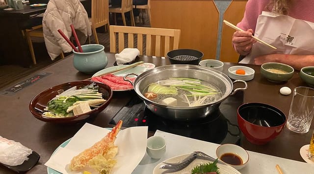 Teppanyaki shabu-shabu dining in Ginza for corporate team building and networking.