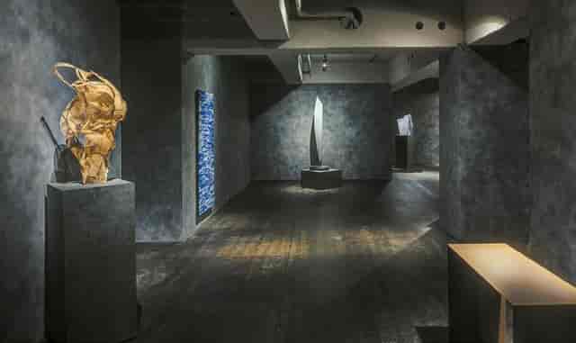 Industrial-chic gallery at Tokyo American Club for VIP cocktail receptions and brand activations.