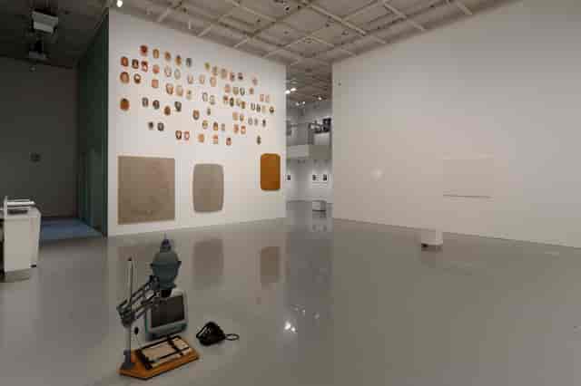 Minimalist Shiseido Gallery exhibition hall with high ceilings for corporate events and mixers.