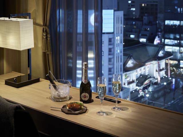 VIP dining setup at Millennium Mitsui Garden Hotel Tokyo for luxury events and fine dining.