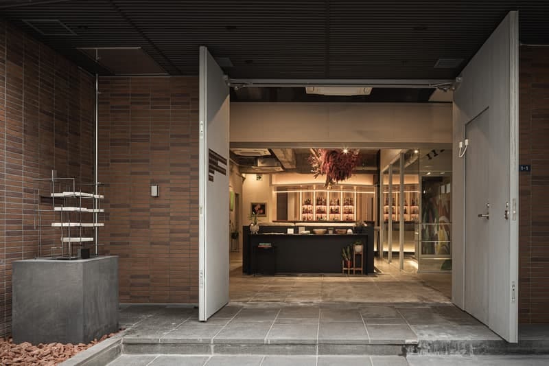 Sophisticated BnA Hotel bar entrance for high-end boutique events and private board meetings.