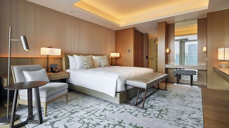 Tachibana guest room at Palace Hotel Tokyo: luxury workspace for VIP accommodations and retreats.