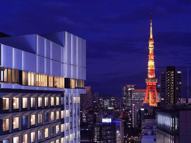Mitsui Garden Hotel Roppongi event space with iconic Tokyo Tower view for corporate receptions.