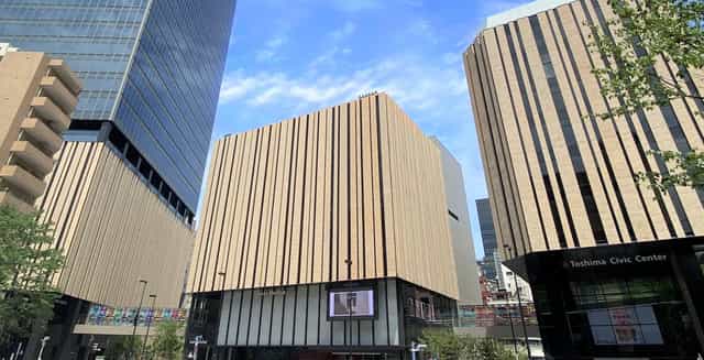 Brillia Hall Tokyo modern glass theater venue for corporate conferences and professional events.