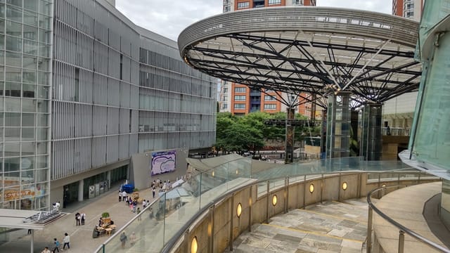 O-YANE Plaza Roppongi Hills: Modern canopy venue for brand activations and networking events.