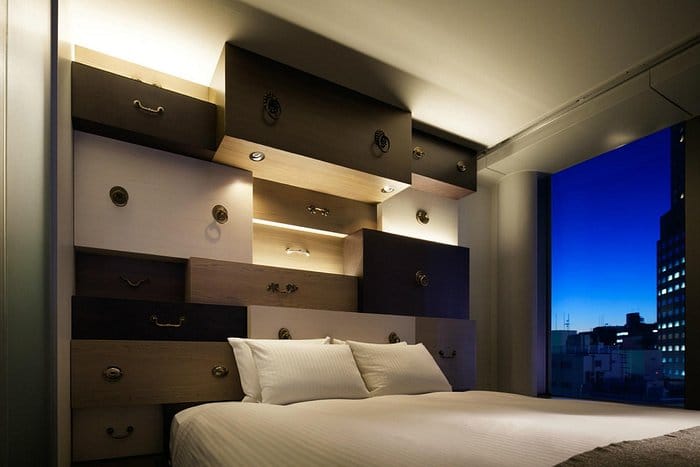 Modern boutique hotel room in Granbell Hotel Shibuya for urban business travel and events.