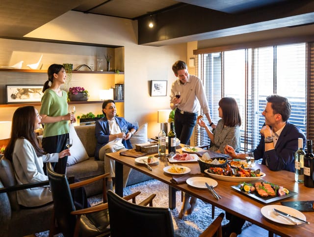 Private Salon at Hotel & Residence Roppongi for luxury corporate networking and private dinners.