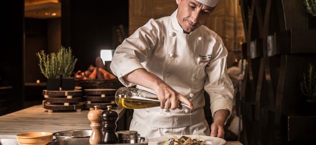 High-end French Kitchen private dining room for corporate gala and VIP dinner events.