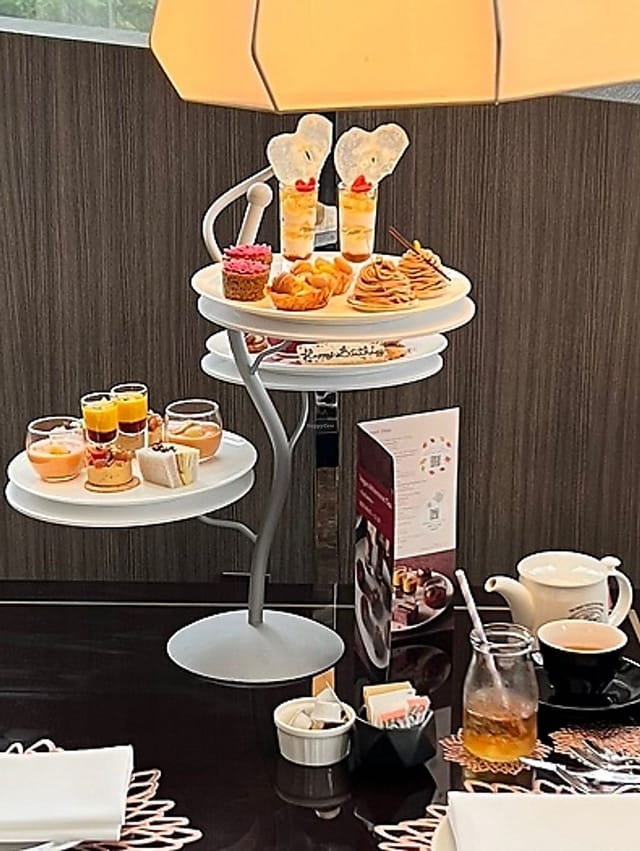 High-end afternoon tea setup for VIP hospitality and corporate social meeting breaks.